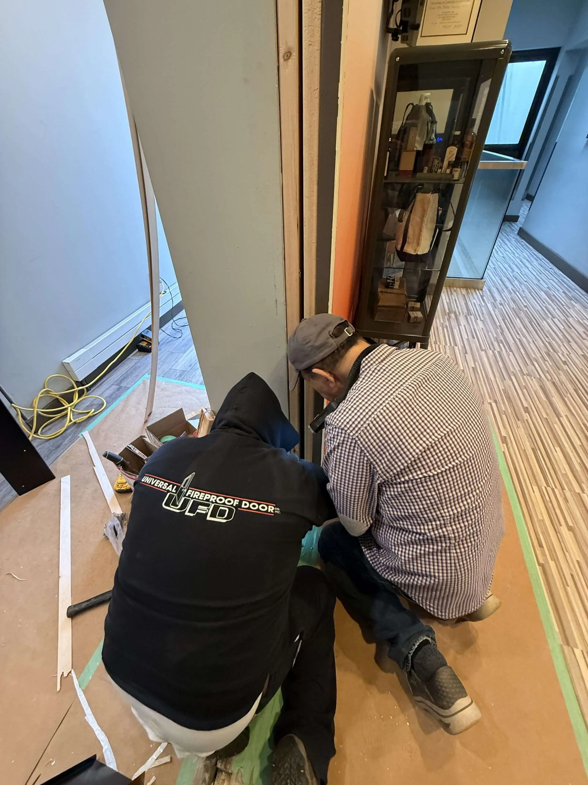 Universal Fireproof Door crew and doors in New York City