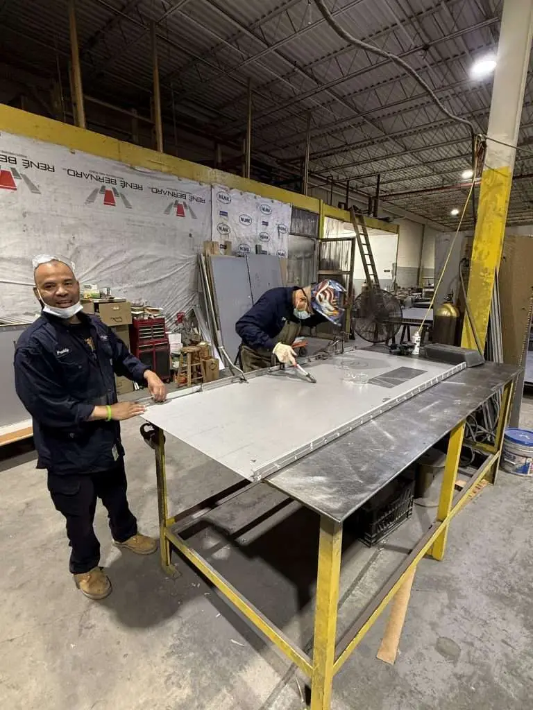 Universal Fireproof Door crew and doors in New York City